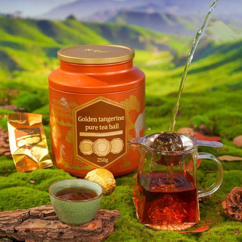 Golden Tangerine Pure Tea Ball 250g,First Pick Xinhui Tangerine With High Quality pure - Image 5