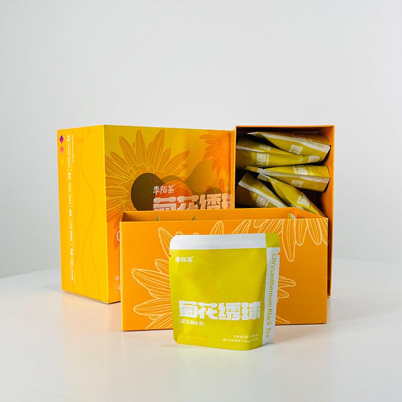 Chrysanthemum Tea Ball 100g 10-15pcs Chrysanthemum & Black Tea - Image 2