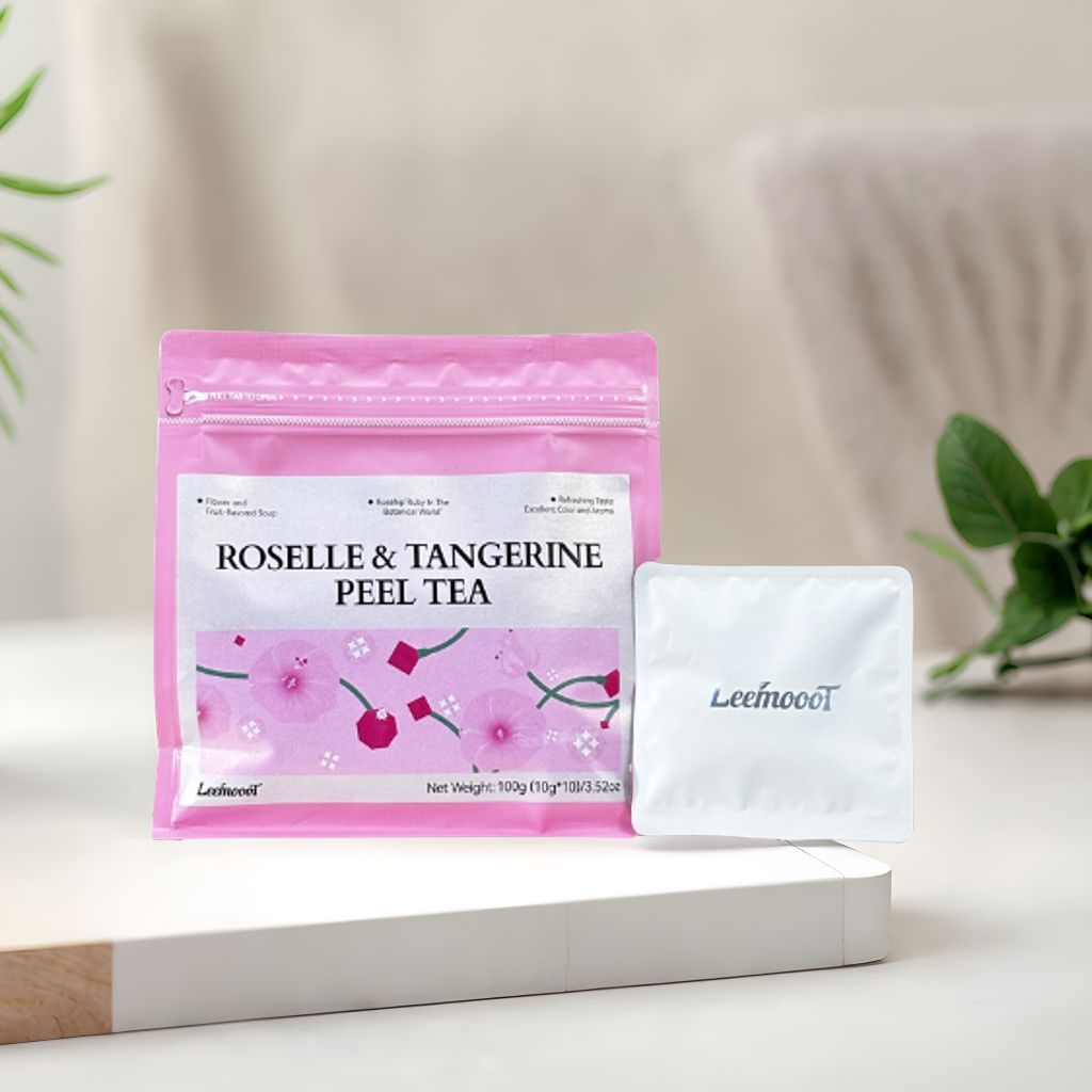 ROSELLE & TANGERINEPEEL TEA Tea Bags, 10 Count 10g/bags - Image 2