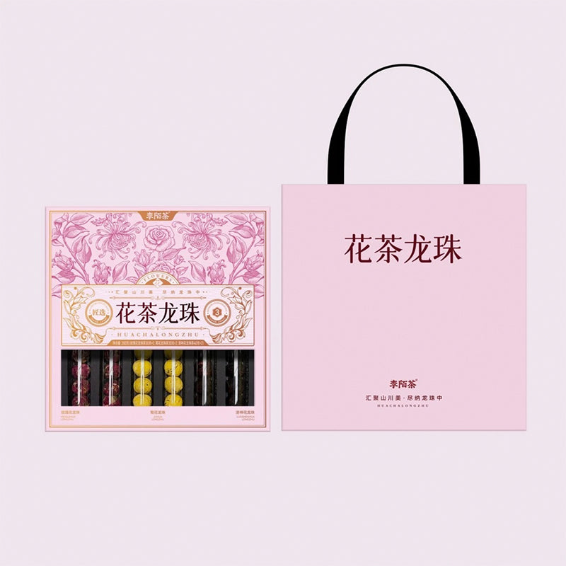Flower Tea Dragon Ball 200g Rose Tea 30gx2 Chrysanthemum Tea 30gx2 Roselle Flower Tea 40gx2 Core Production Area, Hand-picked Natural Drying - Image 2