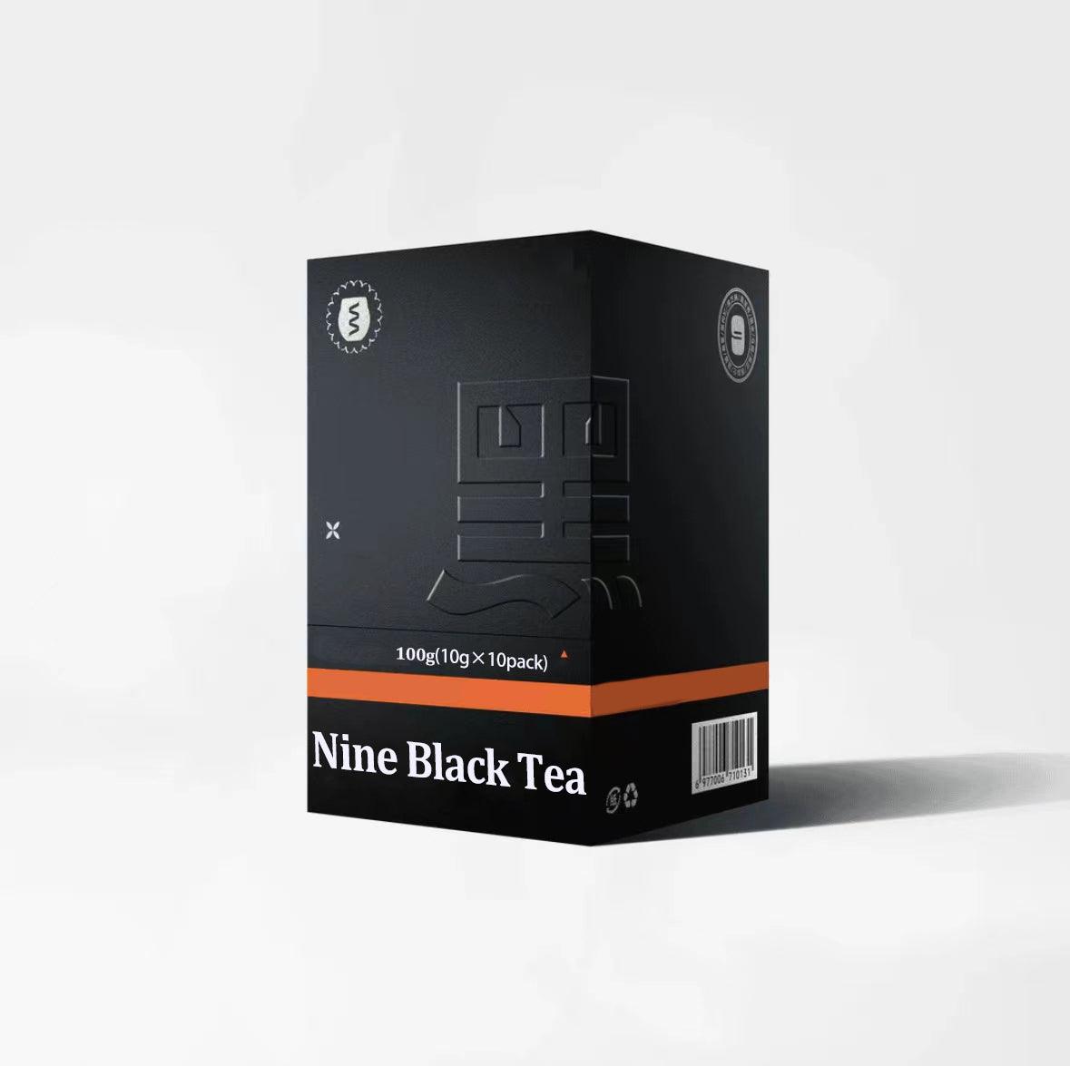 Nine Black Tea 100g(10pack*10g)With Mulberry ,Black Sesame ,Black Goji Berry Black Beans - Image 3