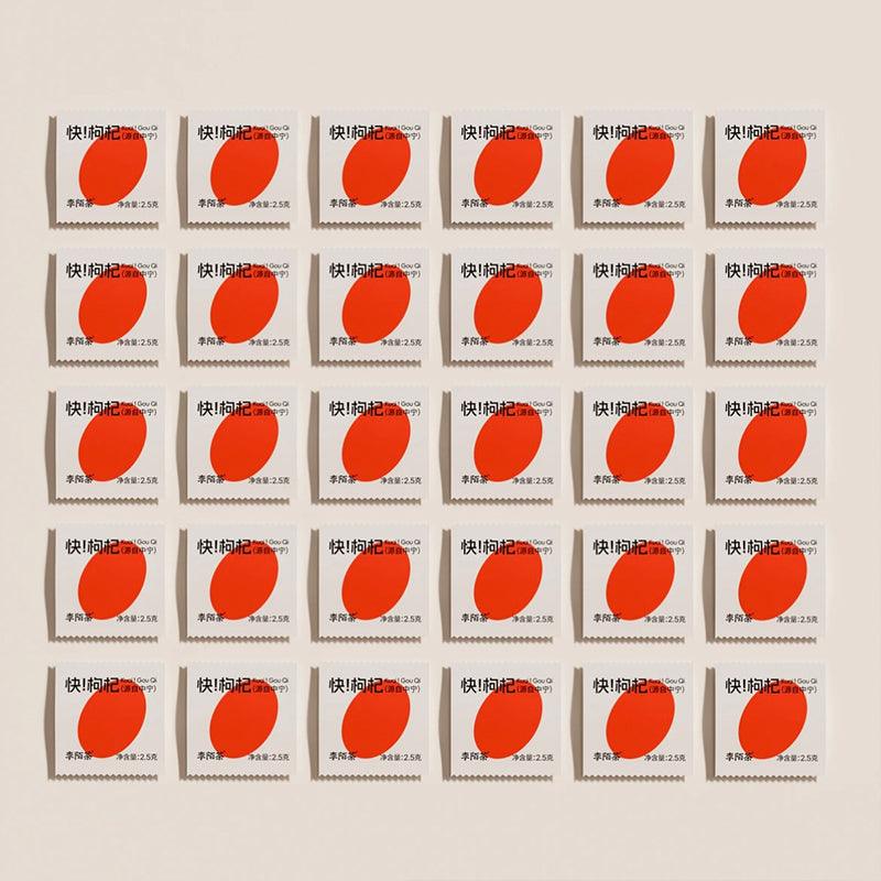 Let's Go Goji Berry Tea 75g(2.5gx30pcs) 37 Degrees North Latitude GojiDisposable Convenient lt Can BeBrewed Or Boiled - Image 3