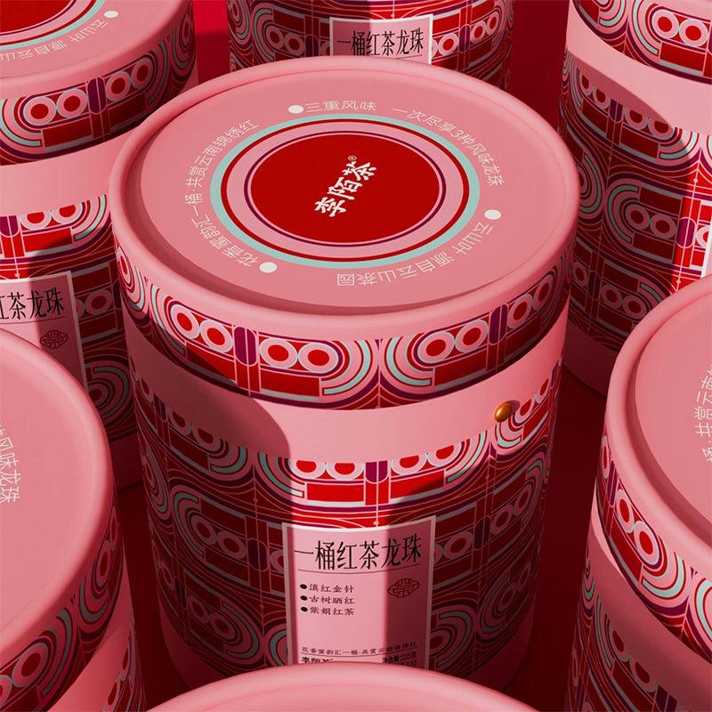 Red Tea Bucket Red Tea Ball 225g 45pcs Golden Needle Red Tea Ball 15pcs, Old Red Tea 15pcs, Purple RedTea 15pcs - Image 3