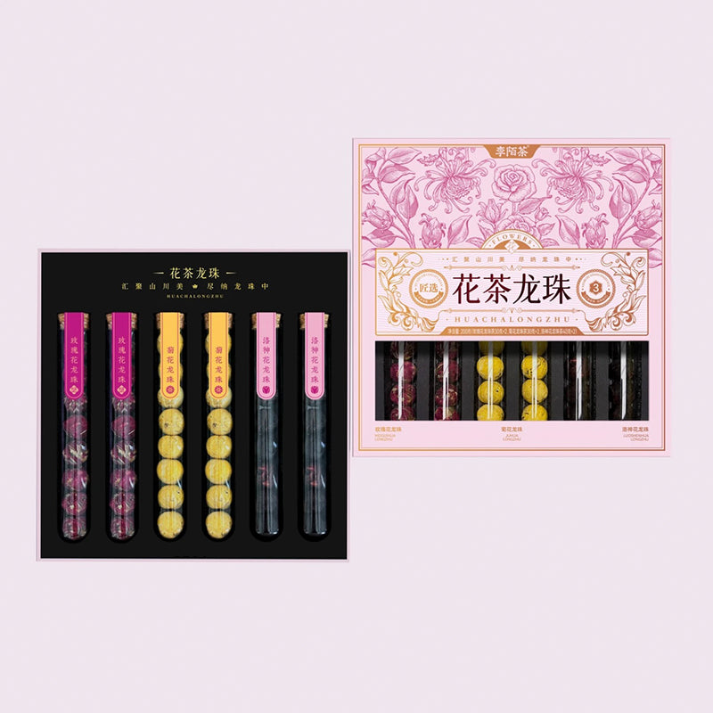 Flower Tea Dragon Ball 200g Rose Tea 30gx2 Chrysanthemum Tea 30gx2 Roselle Flower Tea 40gx2 Core Production Area, Hand-picked Natural Drying - Image 4