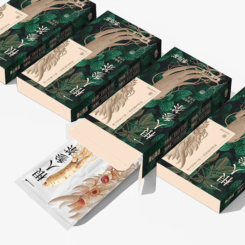 Ginseng Tea 11g-Carton With Ginseng Red Dates,Bamboo, Longan - Image 5
