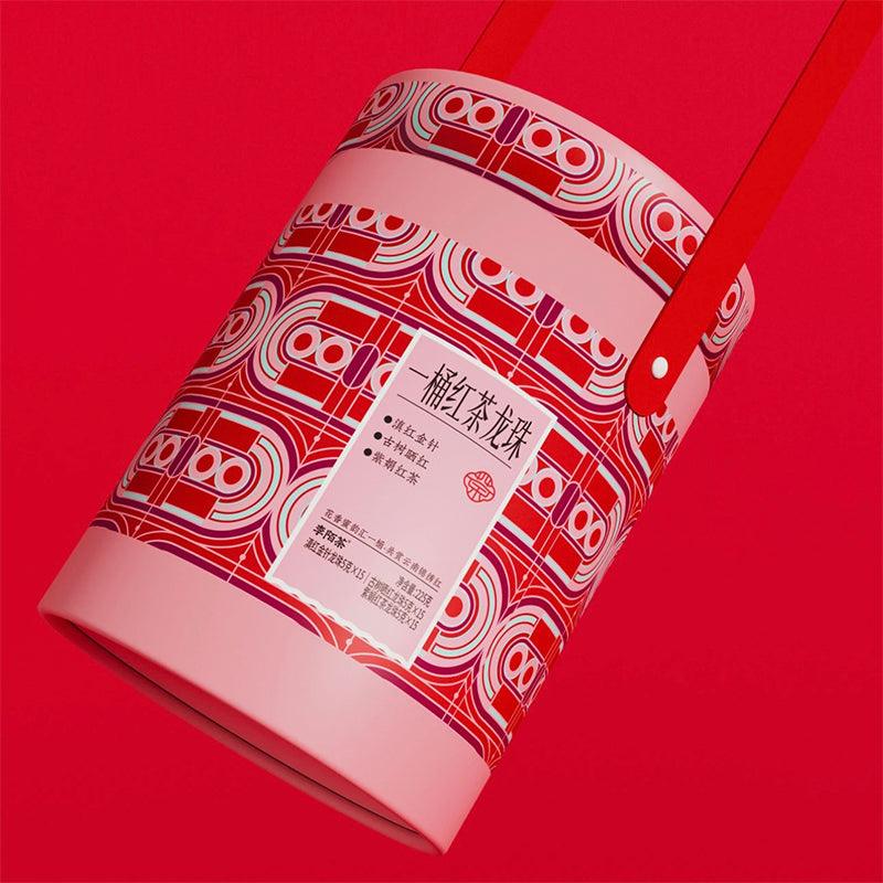 Red Tea Bucket Red Tea Ball 225g 45pcs Golden Needle Red Tea Ball 15pcs, Old Red Tea 15pcs, Purple RedTea 15pcs - Image 4