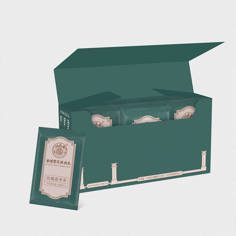 Rose Red Date Brown SugarAnd Ginger Tea 7packs 119g(BrownSugar And Ginger Tea 12gx7pcs)RoseAnd Red Date Tea (5gx7pcs) - Image 2