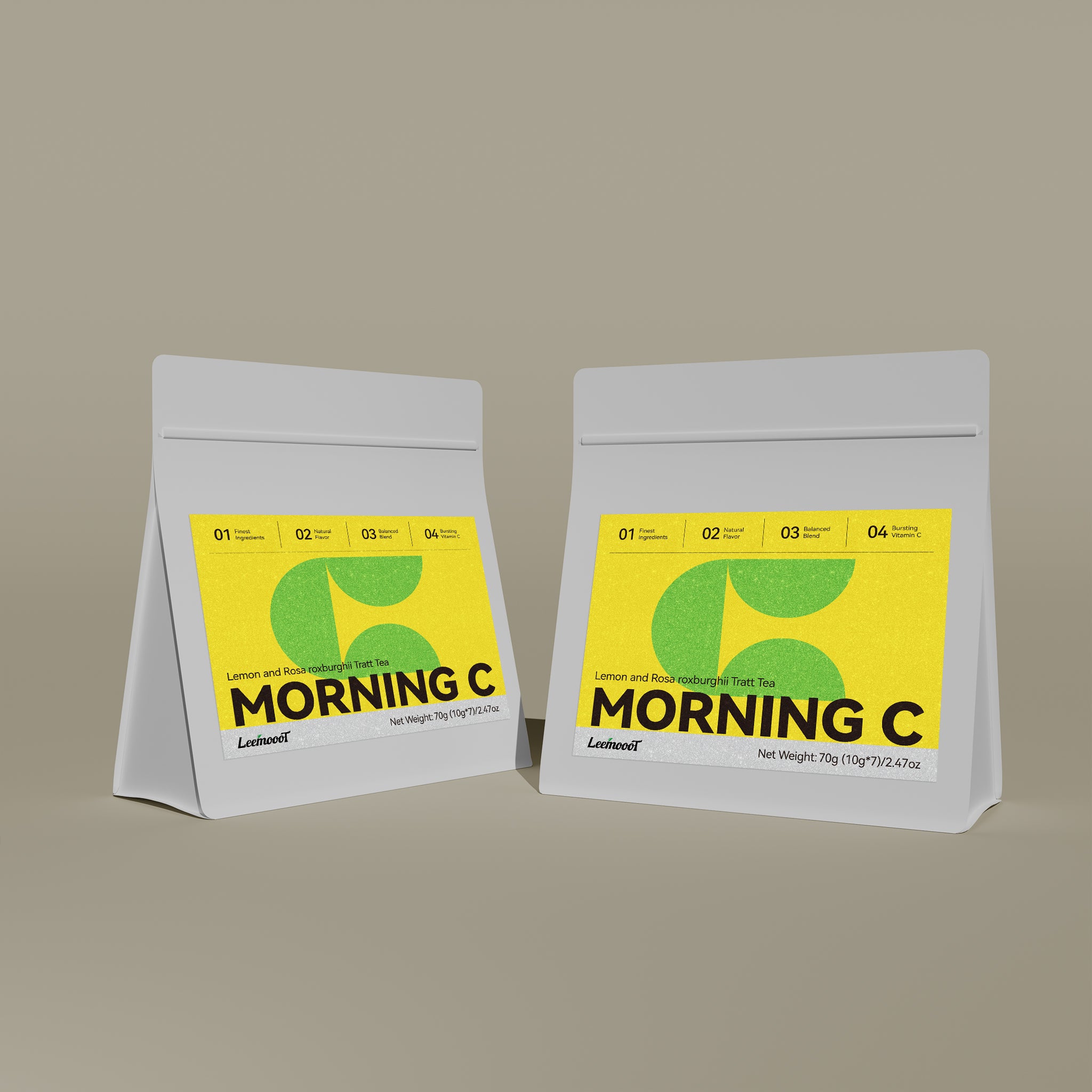 Morning C Tea - Caffeine-Free Vitamin C Herbal Tea for Immunity & Wellness Tea Bags, 7 Count 10g/bag - Image 4