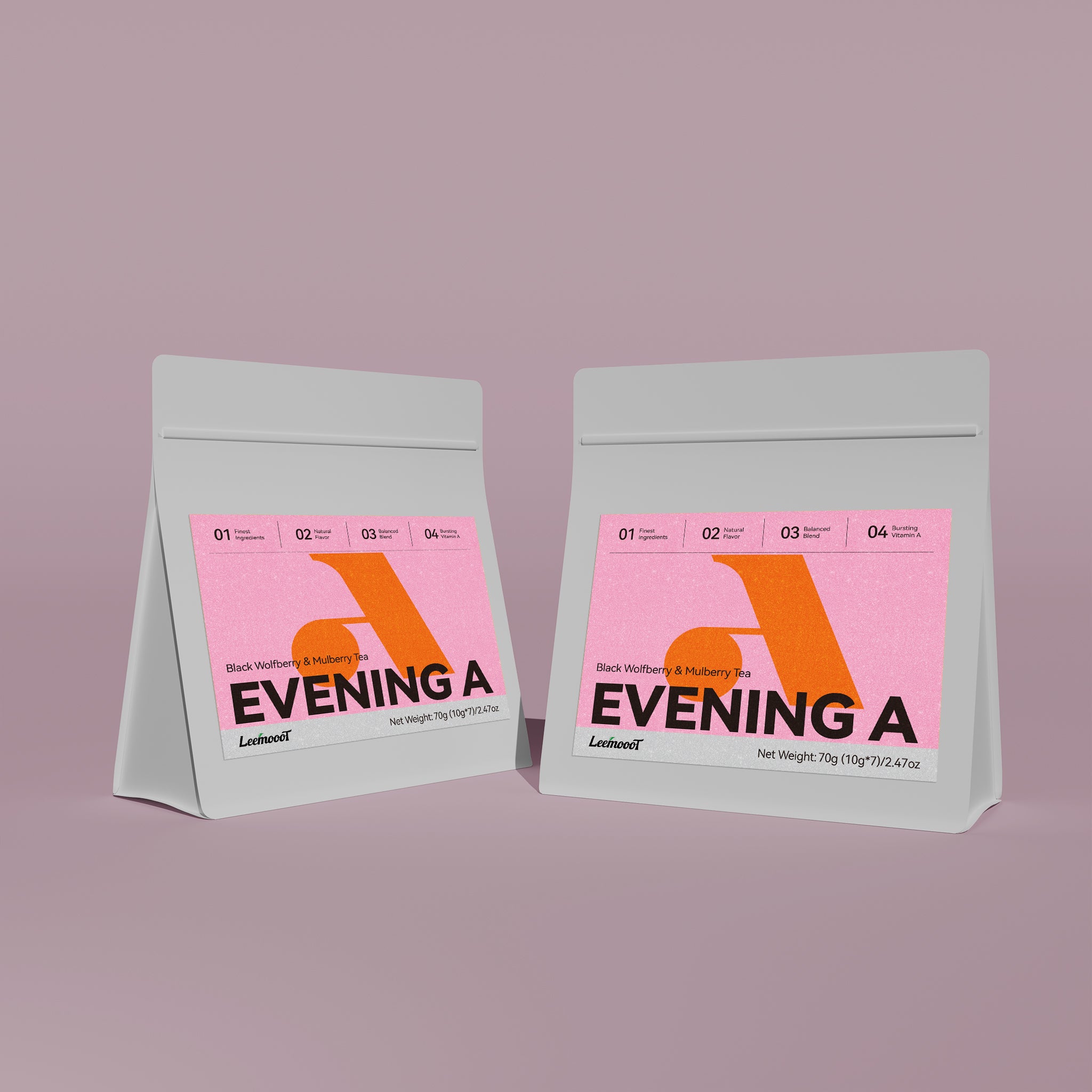 Evening A Tea - Caffeine-Free Herbal Tea for Relaxation and Health Benefits Tea Bags, 7 Count 10g/bag - Image 3