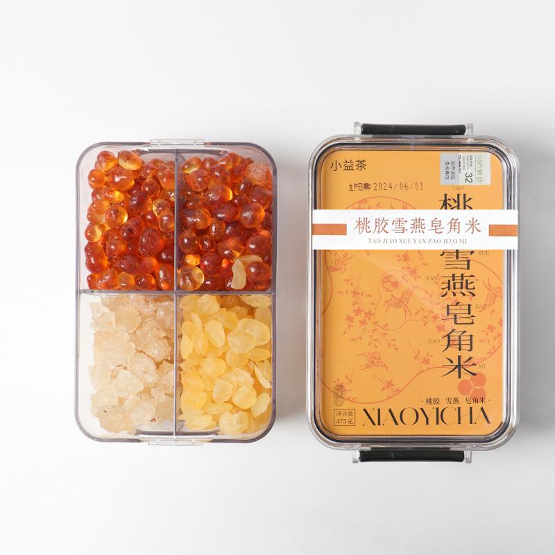 Snow Beauty Tea (Peach Gum Natural Wild Tragacanth Gum Chinese Lotus Seed) 475g - Image 2