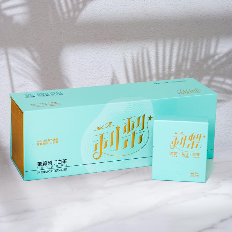 Jasmine Pear White Tea90g(3g×30pcs)Summer Jasmine Pear 2018 Shoumei White Tea One Tea Piece Is Enough For a Whole Day - Image 3