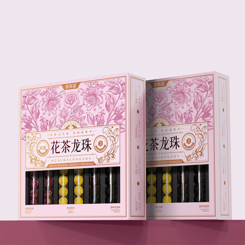 Flower Tea Dragon Ball 200g Rose Tea 30gx2 Chrysanthemum Tea 30gx2 Roselle Flower Tea 40gx2 Core Production Area, Hand-picked Natural Drying - Image 5