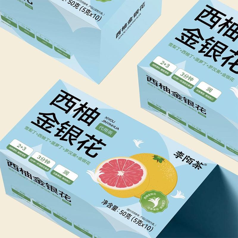 Grapefruit Honeysuckle ter Herbal Tea 50g(5gx10pcs)With High Quality Oolong Tea - Image 4