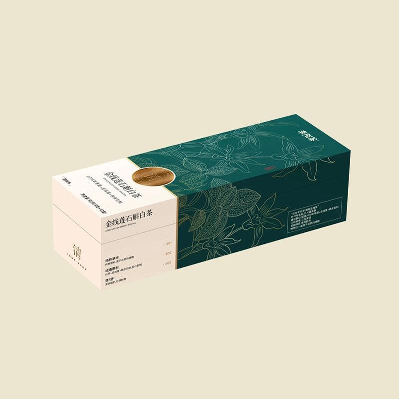 Anoectochilus DendrobiumWhite Tea 90g (3g x 30 pcs) White Tea from Ningde, FujianProvince ,2018 Shoumei Golden ThreadLotus, Dendrobium Officinale One PieceIs Enough For Whole Day - Image 5
