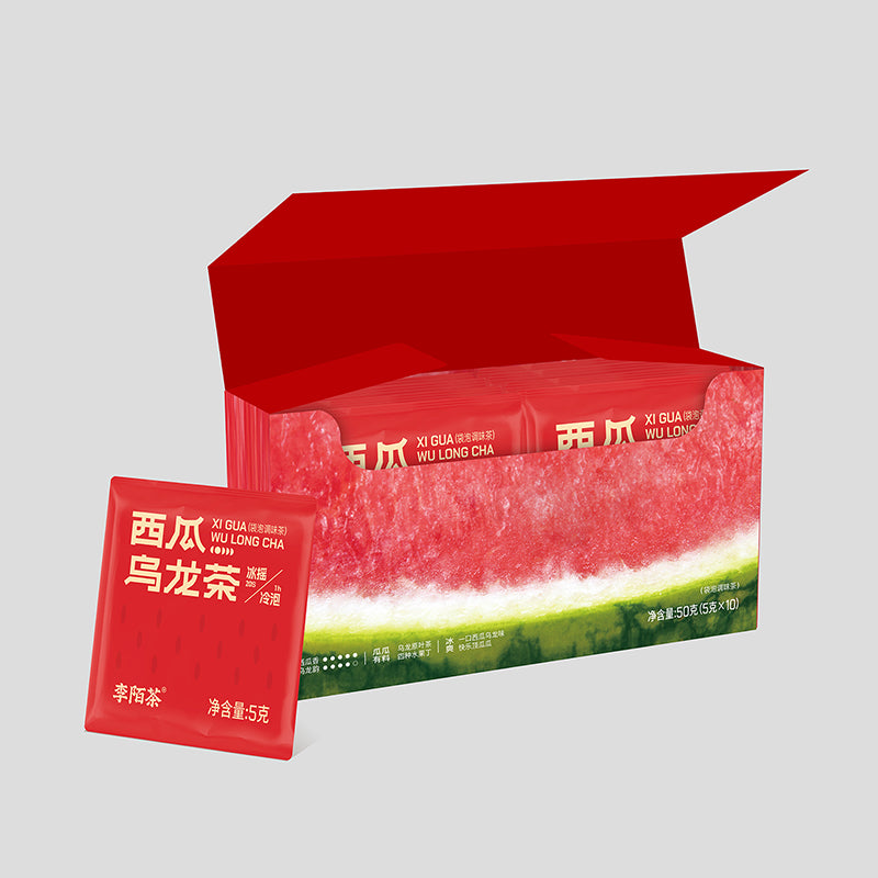Watermelon Oolong Tea With Watermelon Dragon Fruit Apple Strawberry Real Fruit inside Beverage - Image 2
