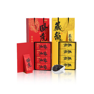 Crouching Tiger Hidden Dragon HighQuality Wuyi Cinnamon Da Hong PaoOolong Tea Set 512g(8gx64pcs)