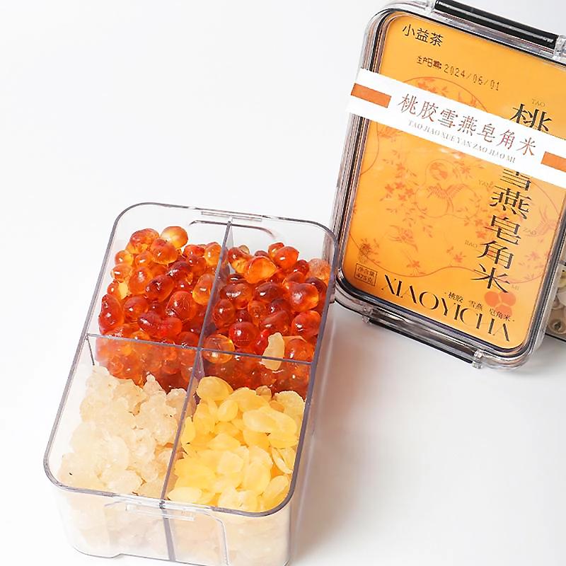 Snow Beauty Tea (Peach Gum Natural Wild Tragacanth Gum Chinese Lotus Seed) 475g Snow Beauty Tea (Peach Gum Natural Wild Tragacanth Gum Chinese Lotus Seed) 475g