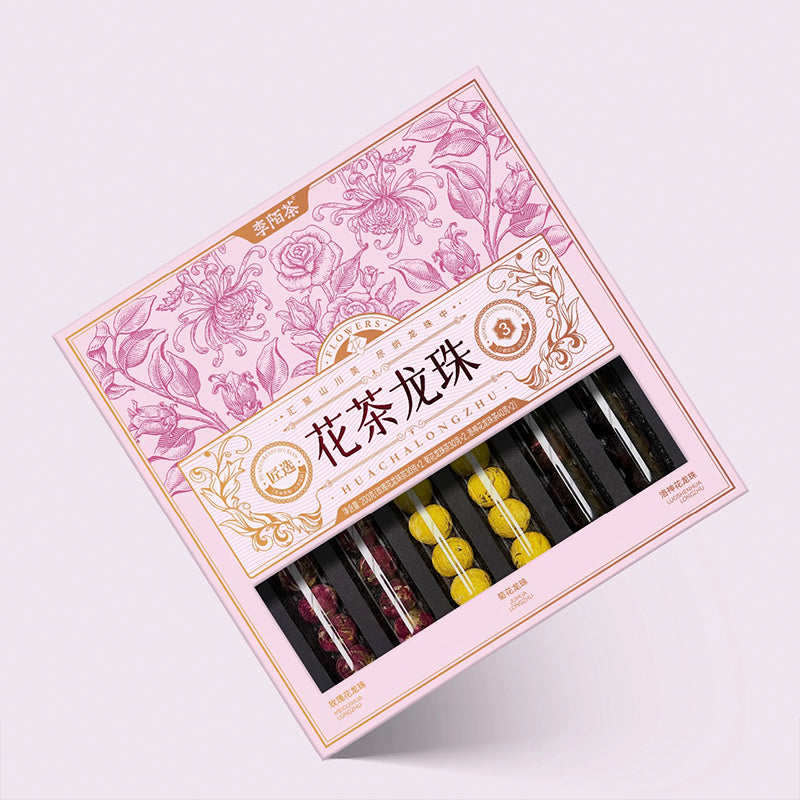 Flower Tea Dragon Ball 200g Rose Tea 30gx2 Chrysanthemum Tea 30gx2 Roselle Flower Tea 40gx2 Core Production Area, Hand-picked Natural Drying - Image 6