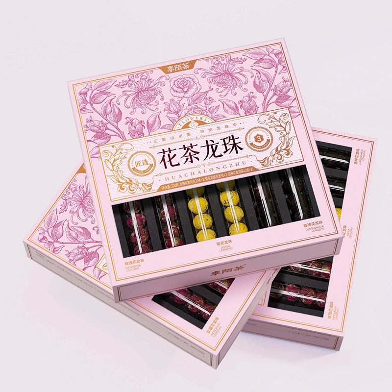 Flower Tea Dragon Ball 200g Rose Tea 30gx2 Chrysanthemum Tea 30gx2 Roselle Flower Tea 40gx2 Core Production Area, Hand-picked Natural Drying - Image 7