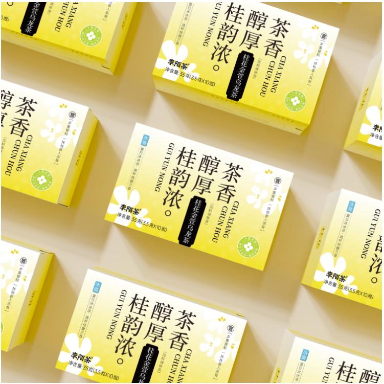 Detox Tea Osmanthus Gold Oolong Tea 35g - China Beverage - 10 Packs in Carton - 3.5g per Pack - Gui Hua Jin Xuan Tea - Organic Generation - Image 4