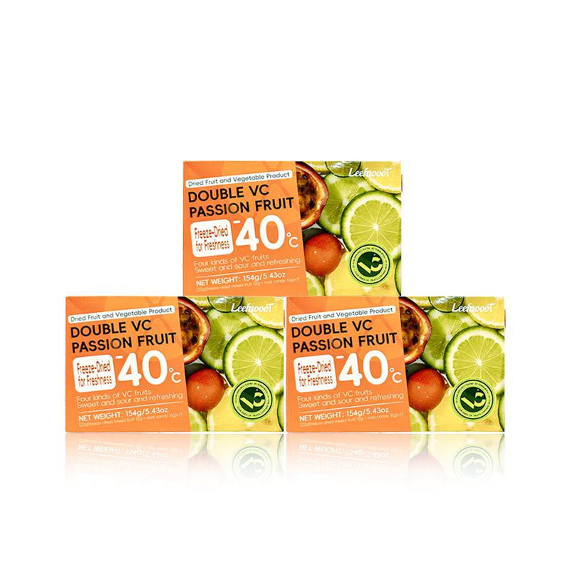 Double Lemon Passion Fruit Tea Freeze-dried Passion Fruit and Lemon With Individually Packaged Rock Candy - Image 16