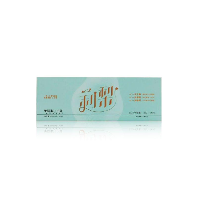 Jasmine Pear White Tea90g(3g×30pcs)Summer Jasmine Pear 2018 Shoumei White Tea One Tea Piece Is Enough For a Whole Day
