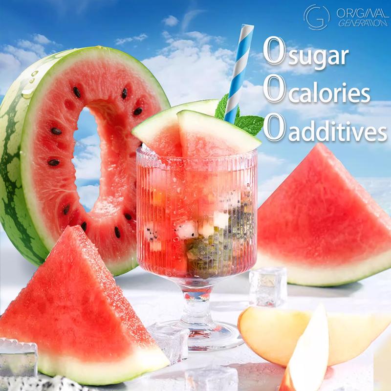 Watermelon Oolong Tea With Watermelon Dragon Fruit Apple Strawberry Real Fruit inside Beverage - Image 8