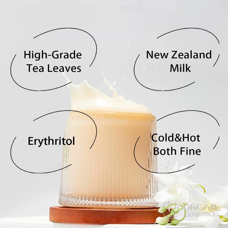 Jasmine Milk Tea 220g(22g×10packs) Jasmine Green Tea New & Zealand Milk - Image 4