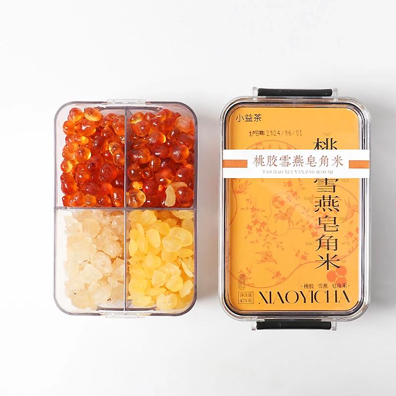 Snow Beauty Tea (Peach Gum Natural Wild Tragacanth Gum Chinese Lotus Seed) 475g Snow Beauty Tea (Peach Gum Natural Wild Tragacanth Gum Chinese Lotus Seed) 475g