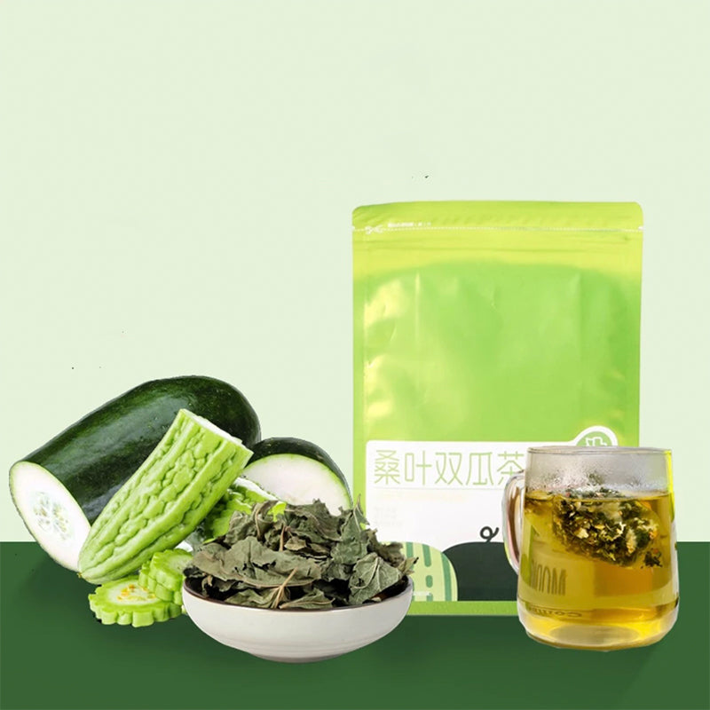 Mulberry, Bitter Melon & WinterMelon Blend Herbal Tea 70g(7gx10pcs) - Image 7