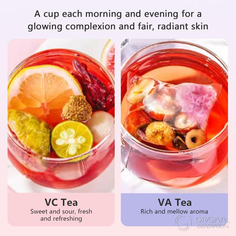 Day & Night Tea Morning VC Night VA Healthy Flower Fruit Tea - Image 10
