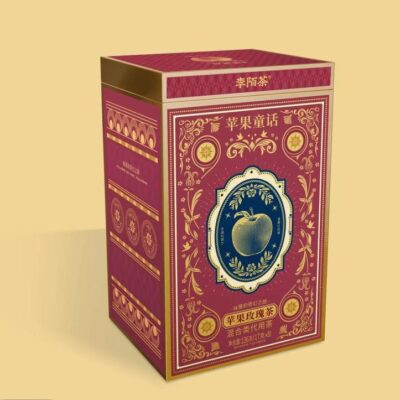 Apple Fairytale Tea 136g 17g×8pcs 1 packs make 100oz With apple slices , jujube, hawthorn, wolfberry, rose, longan