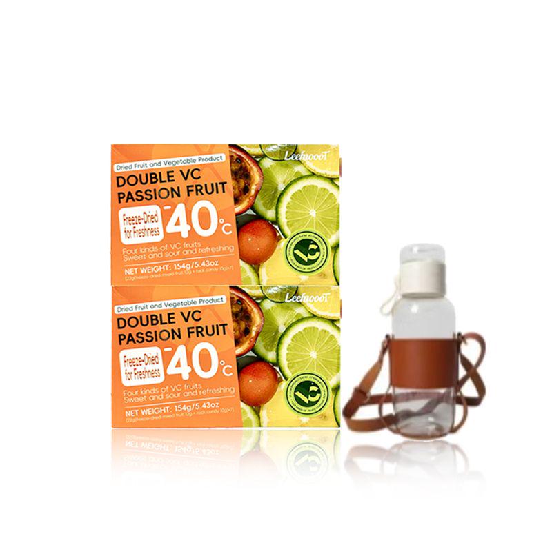 Double Lemon Passion Fruit Tea Freeze-dried Passion Fruit and Lemon With Individually Packaged Rock Candy - Image 20