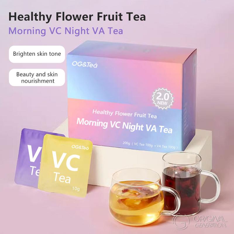 Day & Night Tea Morning VC Night VA Healthy Flower Fruit Tea - Image 2